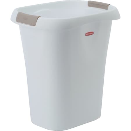 Rubbermaid 21 Qt. White Wastebasket FG5L6100WHT